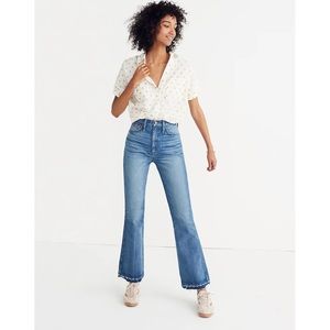 NWT Madewell Rigid Flare Jeans: Drop-Hem Edition Size 26 Tall